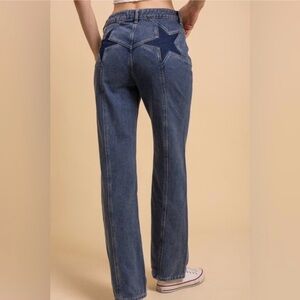 BLuevelvet Blue Star Pocket Jeans